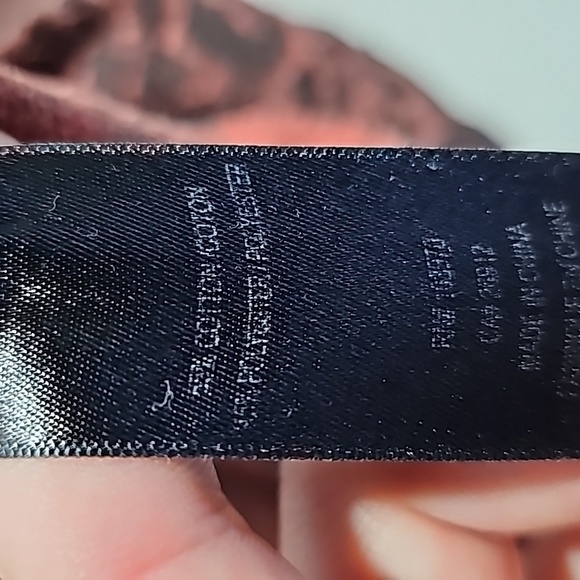 Obey medium black and brown leopard print print long sleeve shirt - Picture 7 of 7